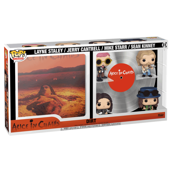 FUNKO POP! - Music - Albums Dirt Alice in Chains Layne Staley Jerry Cantrell Mike Starr Sean Kinney #31